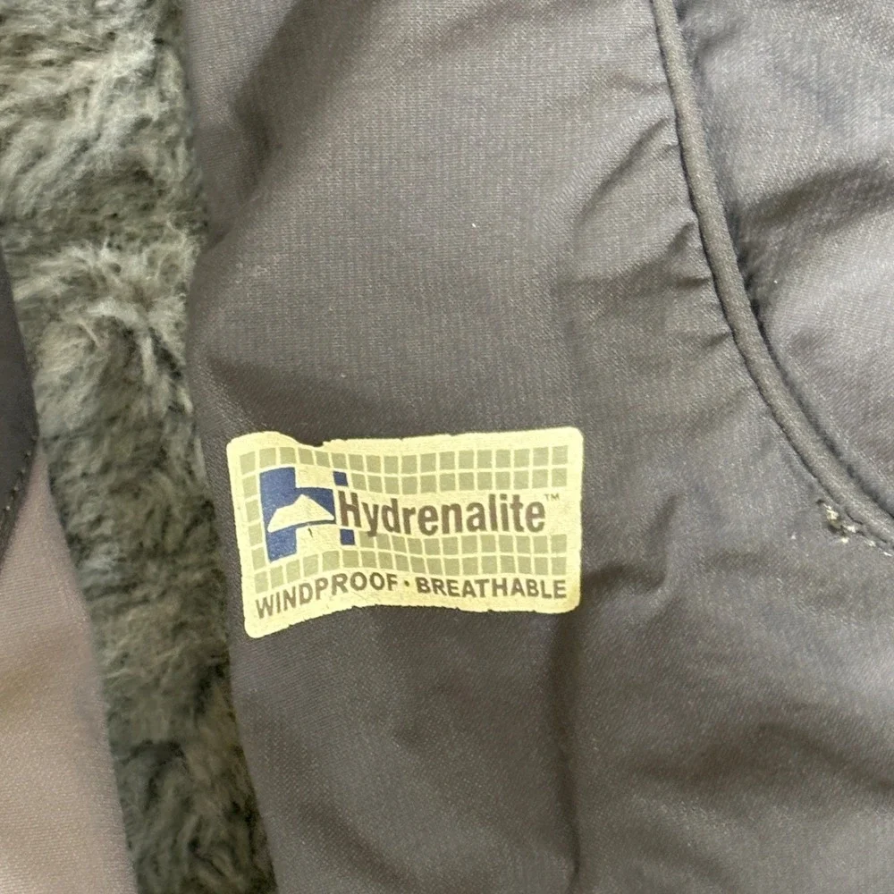 The North Face Hydrenalite Windbreaker Jacket Mens Medium Grey Hooded AXG8 S06